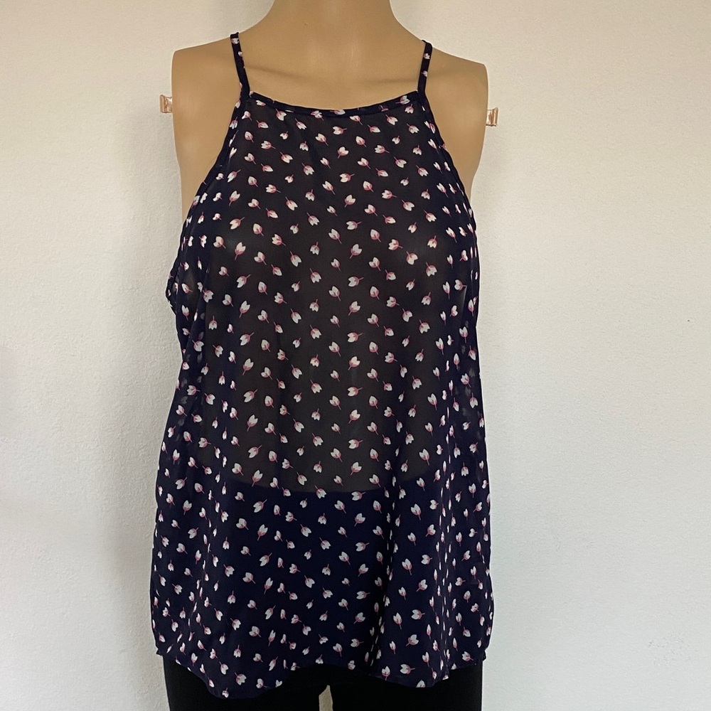 Stylish Women's Camisole in Navy and Pink
